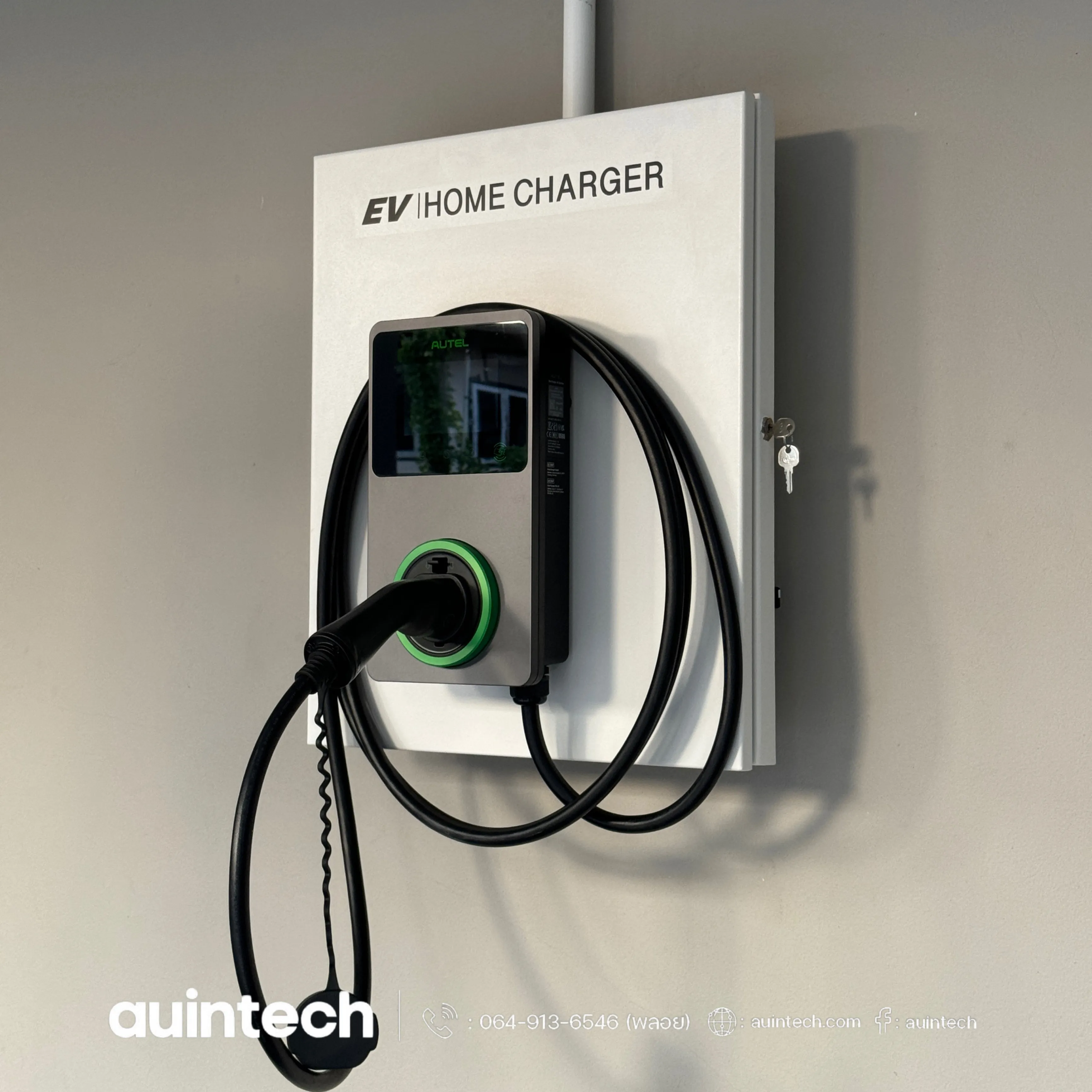 Autel MaxiCharger 22kW with EV Cabinet Comfort Ver.02 install by Auintech